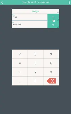 Simple Unit Converter android App screenshot 9