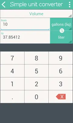 Simple Unit Converter android App screenshot 15