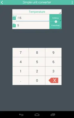 Simple Unit Converter android App screenshot 4