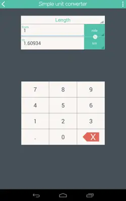 Simple Unit Converter android App screenshot 5